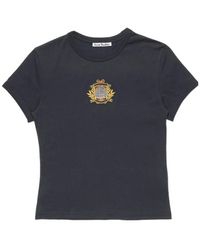 Acne Studios - Crest Logo T-Shirt - Lyst