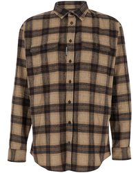 DSquared² - Relaxed Check Shirt - Lyst