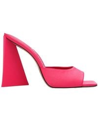 The Attico - The Devon Square-Toe Mules - Lyst