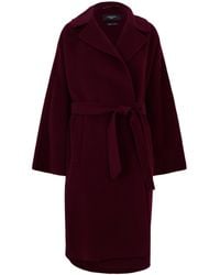 Weekend by Maxmara - Belted Coat With Long Sleeves - Lyst