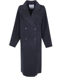 Essentiel Antwerp - Kelp Double-Breasted Coat - Lyst
