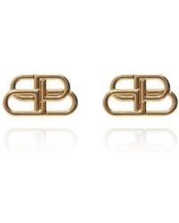 Balenciaga - Bb Stud Earrings - Lyst