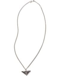 Prada - Pendant Necklace - Lyst