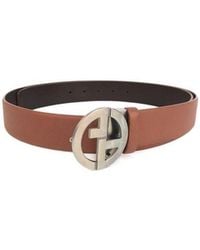 Giorgio Armani - Logo Detail Belt - Lyst