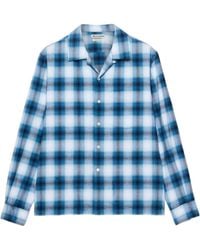 JW Anderson - Shaded Checkered Shirt - Lyst