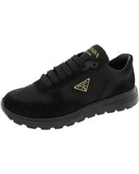 Prada - Prax 2.0 Re-Nylon And Suede Sneakers - Lyst