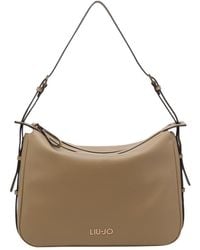 Liu Jo - Logo Zip Shoulder Bag - Lyst
