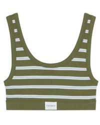Closed - Ribbed Cotton Bralette - Lyst