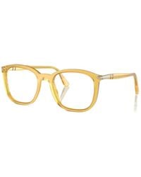 Persol - Square Frame Glasses - Lyst