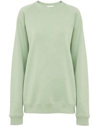 Chloé - Chloé Logo Embroidered Crewneck Sweatshirt - Lyst