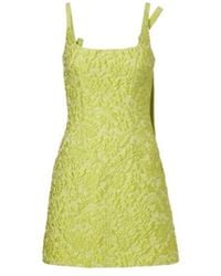 Emilia Wickstead - Eliezer Floral Cloque Minidress - Lyst