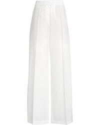 Brunello Cucinelli - Pleated Wide-Leg Pants - Lyst