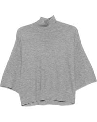 Fabiana Filippi - Sequin-Embellished High-Neck Sweater - Lyst