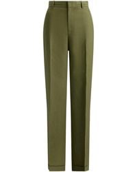 Ralph Lauren - Pressed-Crease Turned-Up Trousers - Lyst
