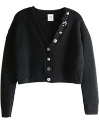Vetements - Mini V-Neck Cardigan - Lyst