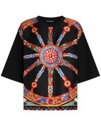 Dolce & Gabbana - Carretto Print T-Shirt - Lyst