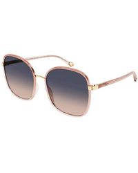 Chloé - Chloé Eyewear Square Frame Sunglasses - Lyst