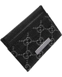 Gucci - Card Case With Plaque - Lyst