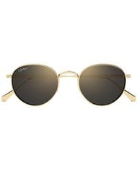 Cartier - Round-Frame Sunglasses - Lyst