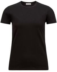 Moncler - Logo Patch Crewneck T-Shirt - Lyst