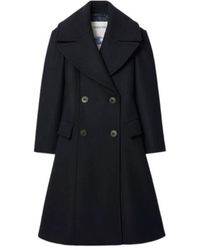 Burberry - Wool Tailored Coat - Lyst