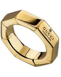 Gucci - Trademark Squared Ring - Lyst