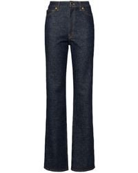 KHAITE - Danielle Denim High-Rise Straight Jeans - Lyst