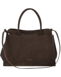 Fabiana Filippi - Suede Leather Tote Bag - Lyst