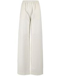 Fabiana Filippi - Elastic-Waist Casual Trousers - Lyst