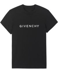 Givenchy - 4G Emblem Printed Crewneck T-Shirt - Lyst