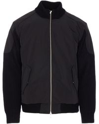 Moose Knuckles - Knit-Sleeve Down Jacket - Lyst