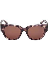 Max Mara - Round Frame Sunglasses - Lyst