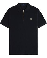 Fred Perry - Stripe Tape Polo Shirt - Lyst