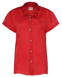 KHAITE - Keefe Silk Organza Shirt - Lyst