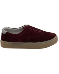 Brunello Cucinelli - Corduroy-Suede Sneakers - Lyst