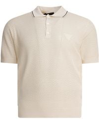 Prada - Logo-Embroidered Knitted Polo Shirt - Lyst