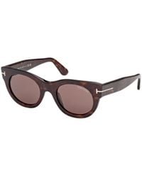 Tom Ford - Eyewear Round Frame Sunglasses - Lyst