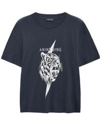 Anine Bing - Wagner Tiger-Graphic T-Shirt - Lyst