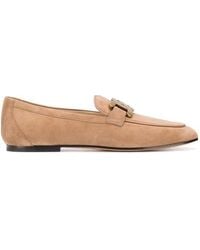 Tod's - Kate Buckle Detailed Loafers - Lyst