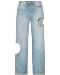 Off-White c/o Virgil Abloh - New Meteor Cut-Out Jeans - Lyst