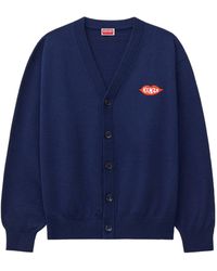 KENZO - Loves' Embroidered Cardigan - Lyst
