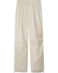 Burberry - Straight-Leg Drawstring-Hem Trousers - Lyst