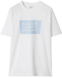 Burberry - Item O-Neck Short-Sleeved T-Shirt - Lyst
