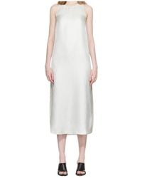 Loulou de Saison - Paloma Twisted Back Midi Dress - Lyst