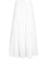 Isabel Marant - Isabel Marant Étoile Paoline Floral Lace Maxi Skirt - Lyst