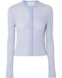 Citizens of Humanity - Tabitha Cropped Ribbed Wool And Cashmere-Blend Cardigan - Lyst