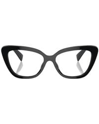Miu Miu - Eyewear Cat-Eye Frame Glasses - Lyst