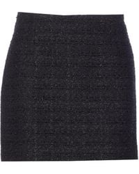 Tagliatore - Tweed Mini Skirt - Lyst