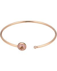 Gucci - Interlocking 18K Bangle Bracelet - Lyst