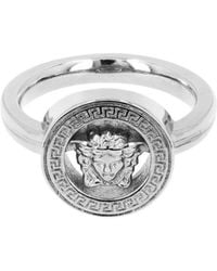 Versace - Medusa '95 Embellished Ring - Lyst